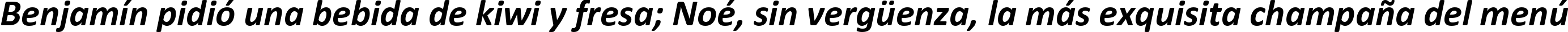 Пример написания шрифтом Calibri Bold Italic текста на испанском Пример написания шрифтом Calibri Bold Italic текста на испанском