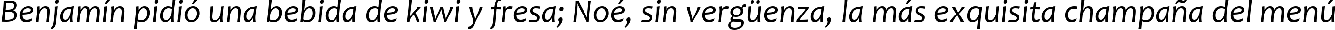 Пример написания шрифтом Candara Italic текста на испанском Пример написания шрифтом Candara Italic текста на испанском