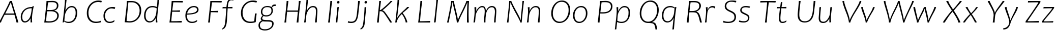 Пример написания английского алфавита шрифтом Candara Light Italic Пример написания английского алфавита шрифтом Candara Light Italic