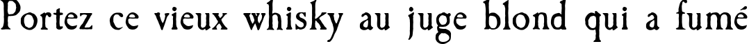 Пример написания шрифтом Caslon Antique текста на французском Пример написания шрифтом Caslon Antique текста на французском