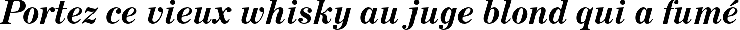 Пример написания шрифтом Century Expanded Bold Italic BT текста на французском