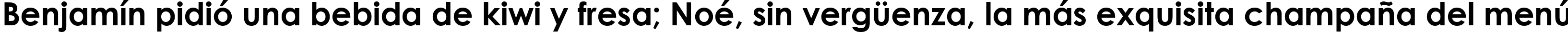 Пример написания шрифтом Century Gothic Bold текста на испанском Пример написания шрифтом Century Gothic Bold текста на испанском