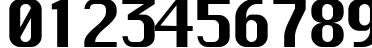 Пример написания цифр шрифтом Chicago Пример написания цифр шрифтом Chicago
