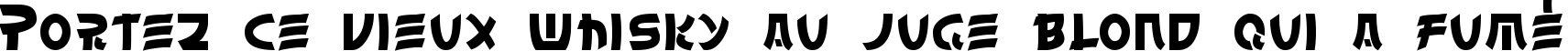 Пример написания шрифтом Chinyen текста на французском Пример написания шрифтом Chinyen текста на французском