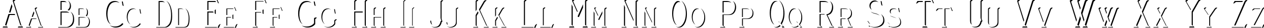 Пример написания английского алфавита шрифтом Cleaver's_Juvenia_Embossed
