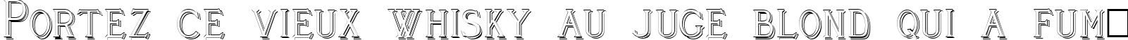 Пример написания шрифтом Cleaver's_Juvenia_Raised текста на французском