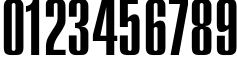 Пример написания цифр шрифтом Compact Пример написания цифр шрифтом Compact