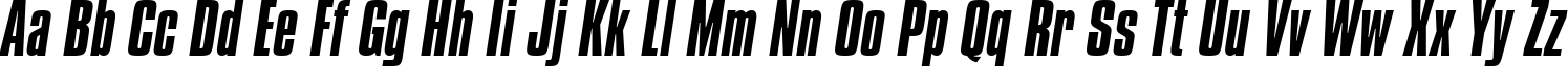 Пример написания английского алфавита шрифтом Compacta Italic BT Пример написания английского алфавита шрифтом Compacta Italic BT