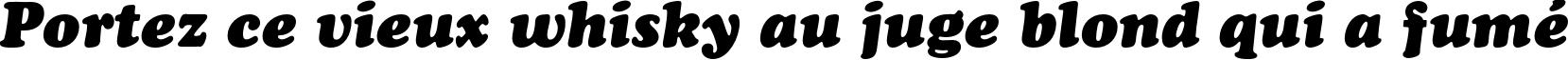 Пример написания шрифтом Cooper Std Black Italic текста на французском Пример написания шрифтом Cooper Std Black Italic текста на французском