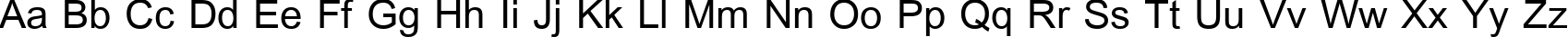Пример написания английского алфавита шрифтом CordiaUPC Bold Пример написания английского алфавита шрифтом CordiaUPC Bold