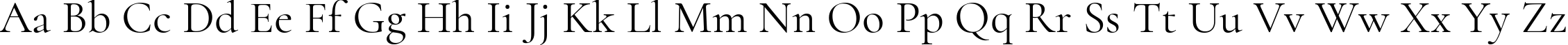 Пример написания английского алфавита шрифтом Cormorant Regular Пример написания английского алфавита шрифтом Cormorant Regular
