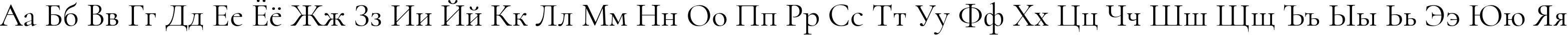 Пример написания русского алфавита шрифтом Cormorant Regular Пример написания русского алфавита шрифтом Cormorant Regular