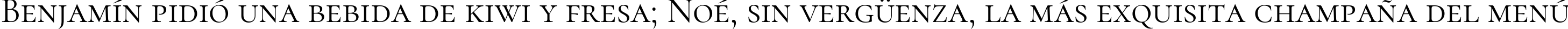 Пример написания шрифтом Cormorant SC Regular текста на испанском Пример написания шрифтом Cormorant SC Regular текста на испанском
