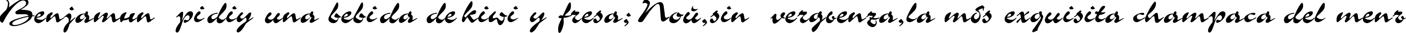 Пример написания шрифтом Corrida текста на испанском Пример написания шрифтом Corrida текста на испанском