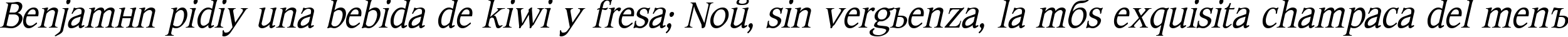 Пример написания шрифтом Cotlin Italic текста на испанском Пример написания шрифтом Cotlin Italic текста на испанском