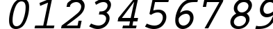 Пример написания цифр шрифтом CourierMCY Bold Oblique Пример написания цифр шрифтом CourierMCY Bold Oblique
