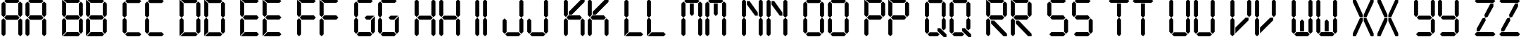 Пример написания английского алфавита шрифтом Crystal Пример написания английского алфавита шрифтом Crystal