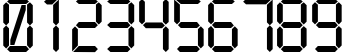 Пример написания цифр шрифтом Crystal Пример написания цифр шрифтом Crystal