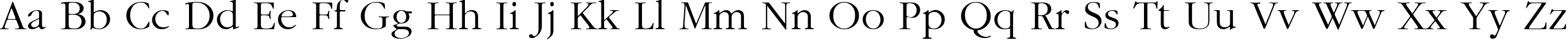 Пример написания английского алфавита шрифтом CyrillicGaramond Пример написания английского алфавита шрифтом CyrillicGaramond