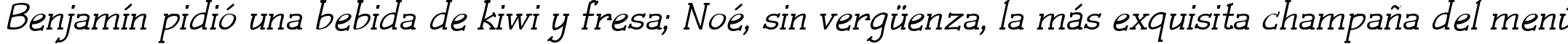 Пример написания шрифтом Czaristite Bold Oblique текста на испанском Пример написания шрифтом Czaristite Bold Oblique текста на испанском