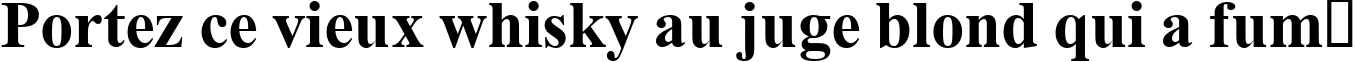 Пример написания шрифтом David Bold текста на французском Пример написания шрифтом David Bold текста на французском