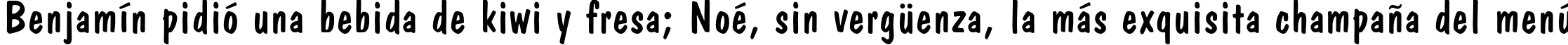 Пример написания шрифтом DawnCastle текста на испанском Пример написания шрифтом DawnCastle текста на испанском