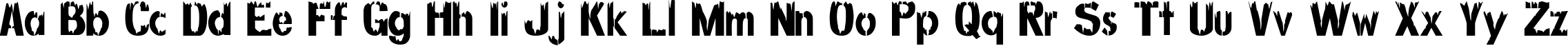 Пример написания английского алфавита шрифтом Decaying Alternate Пример написания английского алфавита шрифтом Decaying Alternate