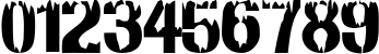 Пример написания цифр шрифтом Decaying Alternate Пример написания цифр шрифтом Decaying Alternate