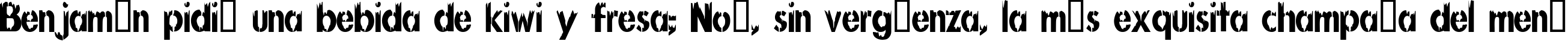 Пример написания шрифтом Decaying Alternate текста на испанском Пример написания шрифтом Decaying Alternate текста на испанском