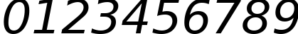 Пример написания цифр шрифтом DejaVu Sans Oblique Пример написания цифр шрифтом DejaVu Sans Oblique