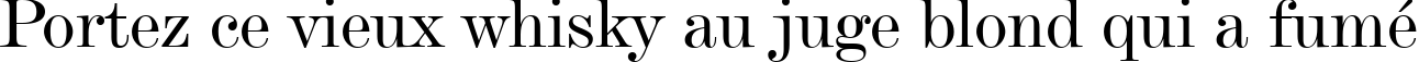 Пример написания шрифтом De Vinne Text BT текста на французском Пример написания шрифтом De Vinne Text BT текста на французском