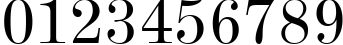 Пример написания цифр шрифтом De Vinne Text BT Пример написания цифр шрифтом De Vinne Text BT