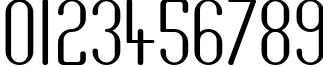 Пример написания цифр шрифтом DF667 Plastic Jesus