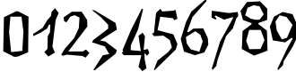 Пример написания цифр шрифтом Dikovina Пример написания цифр шрифтом Dikovina