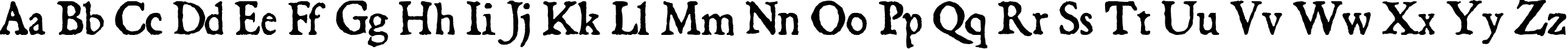 Пример написания английского алфавита шрифтом Dominican Пример написания английского алфавита шрифтом Dominican