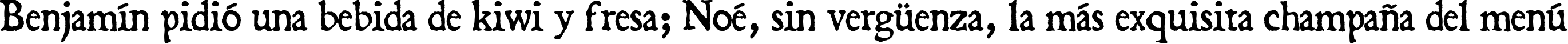 Пример написания шрифтом Dominican текста на испанском Пример написания шрифтом Dominican текста на испанском
