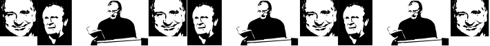 Пример написания цифр шрифтом Douglas Adams Hand