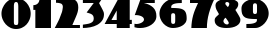 Пример написания цифр шрифтом DS Rada Пример написания цифр шрифтом DS Rada