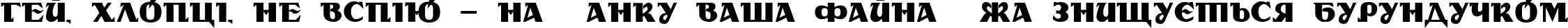 Пример написания шрифтом DS Rada текста на украинском Пример написания шрифтом DS Rada текста на украинском