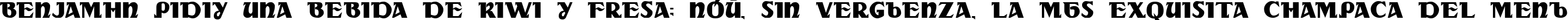 Пример написания шрифтом DS Rada текста на испанском