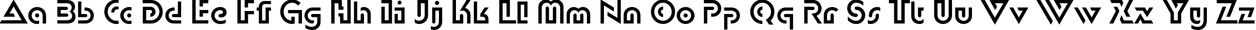 Пример написания английского алфавита шрифтом Dublon Пример написания английского алфавита шрифтом Dublon