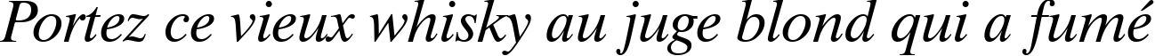 Пример написания шрифтом Dutch 801 Italic BT текста на французском Пример написания шрифтом Dutch 801 Italic BT текста на французском