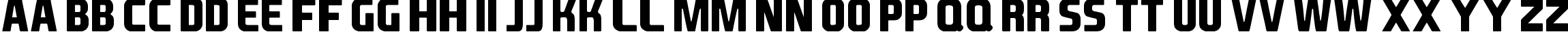 Пример написания английского алфавита шрифтом EA Font v1.5 by Ghettoshark