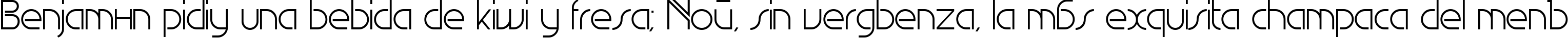 Пример написания шрифтом EdgeLine текста на испанском Пример написания шрифтом EdgeLine текста на испанском
