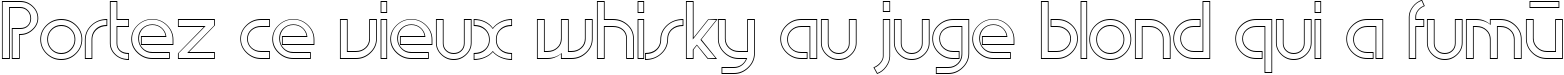 Пример написания шрифтом EdgeLineOutline текста на французском Пример написания шрифтом EdgeLineOutline текста на французском