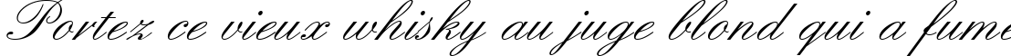 Пример написания шрифтом EnglischeSchT текста на французском Пример написания шрифтом EnglischeSchT текста на французском