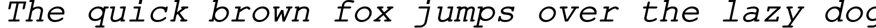 Пример написания шрифтом Italic текста на английском