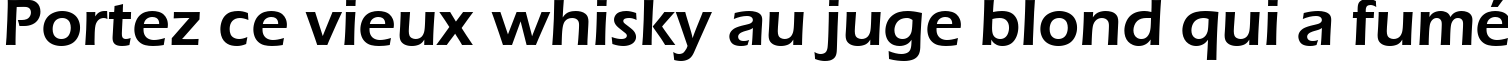 Пример написания шрифтом Eras Demi ITC текста на французском