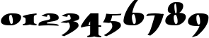 Пример написания цифр шрифтом Erasmus Bold Пример написания цифр шрифтом Erasmus Bold