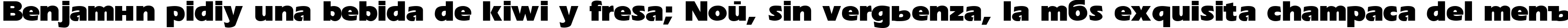 Пример написания шрифтом Eri Black Normal текста на испанском Пример написания шрифтом Eri Black Normal текста на испанском